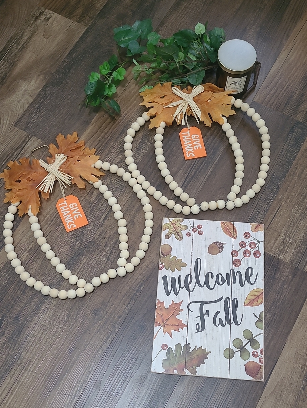 Wooden Fall Decor Bundle - Picture 1 of 3